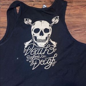 DEATH BY DECAF DUTCH BROS TANK